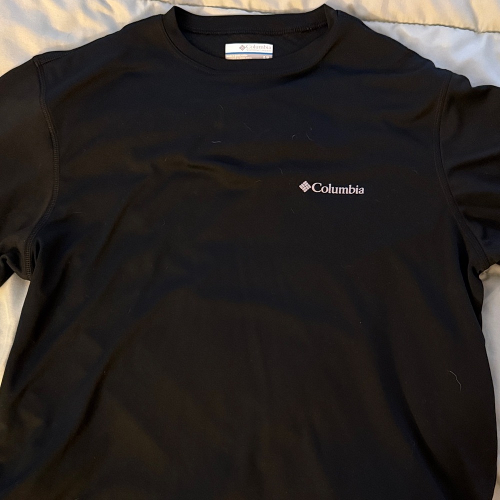 Columbia Black Crew Neck Tee